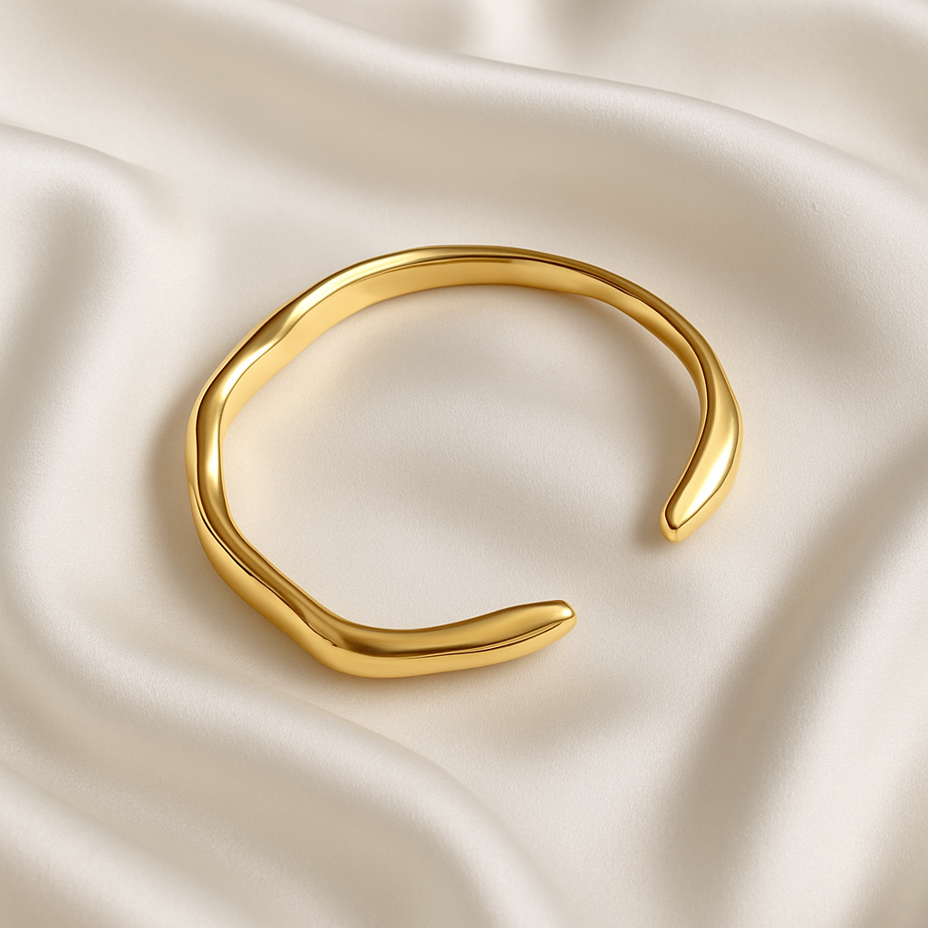 Armband Auré - Guldpläterad Mässing